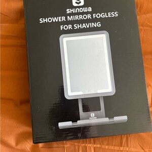 Fogless Shower Shaving Mirror - Gray